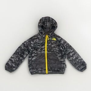 The North Face Thermoball Jacket Coat Toddler Boys Size 4T Hooded Camo Full zip